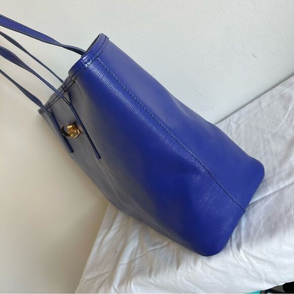 TED BAKER Purple XL Laptop Jjesica Shoulder Bag Icon Tote Bow - Picture 3 of 10